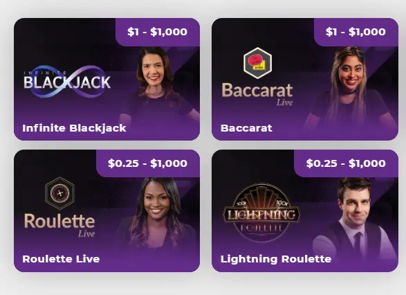 Live Dealer PlayAlberta Games